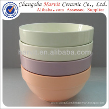 Nuevo diseño de arroz de cerámica de 5.5inch lavado Bowl